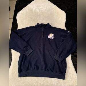Pro Weave Mens Blue 2012 Ryder Cup Sweater‎ Size XL Medinah